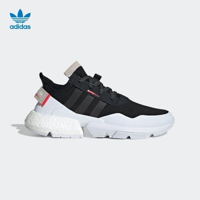 100原廠％Adidas愛迪達三葉草休閑鞋女POD-S3.1 耐磨減震網面透氣運動鞋 EF1828