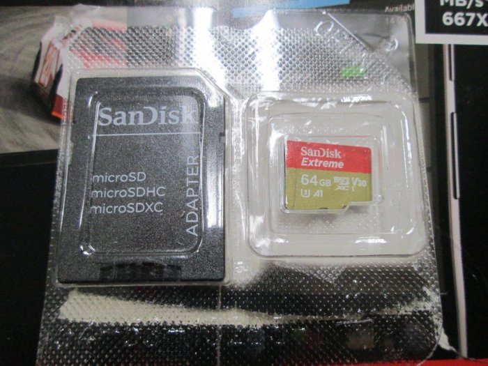 【只用一次】Sandisk Extreme A1 speed up 100mb/s 667x 64GB Micro SD