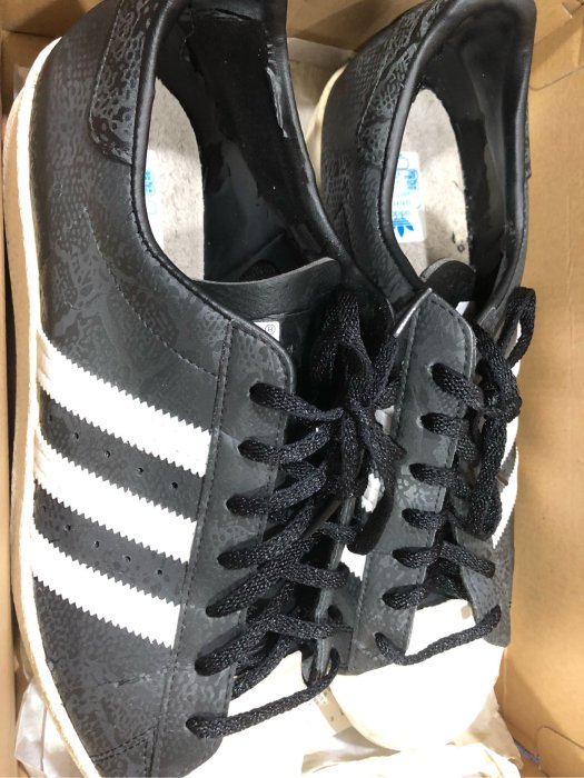 二手 ATMOS x ADIDAS SUPERSTAR 80s G-SNK B26871 us11