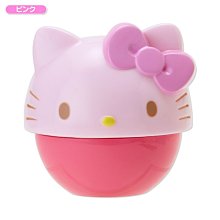 ♥小花花日本精品♥ Hello Kitty 護手霜35g 桃子香 粉色貓臉 45617300