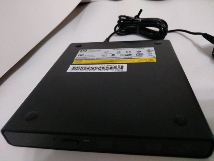 376 （筆電）全新未用 高階 HP External USB CD DVD R RW Drive【518819-001】5V 4A 外接式光碟機 售出無退