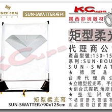 凱西影視器材【德國 SUNBOUNCE 加州陽光 155STK2 矩形 柔光幕 90x125cm】控光幕 柔光板 柔光布