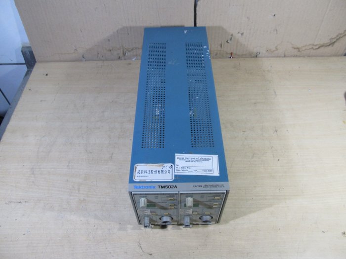 Tektronix TM502A+AM503B*2  Current Probe Amplifier電流放大器