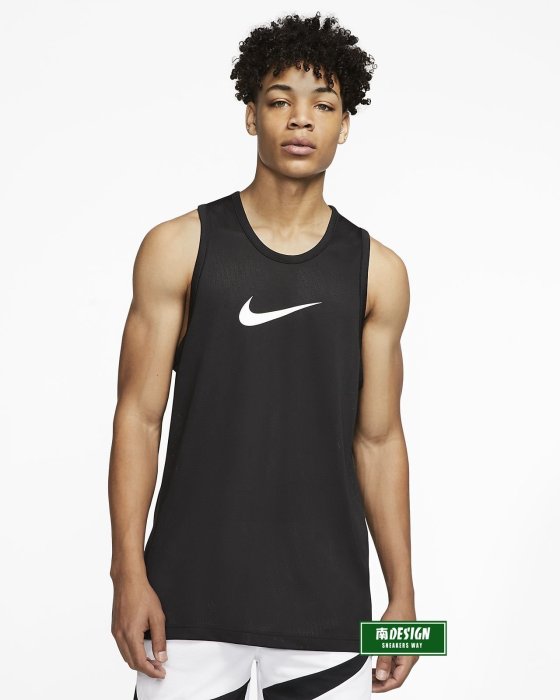 南◇2022 2月 NIKE DRY 大LOGO 運動背心 籃球衣 吊嘎 黑色 勾勾 BV9388-010 白色100