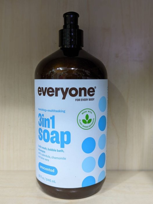 EO everyone 液態皂 無香 32oz/946ml Unscented 3in1 Soap
