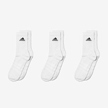 南◇2021 5月 Adidas 3-STRIPES 運動長襪  襪子 3雙組 黑色DZ9357白色DZ9356