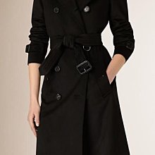 Burberry 3982822 Kensington 經典中長版 cashmere 喀什米爾毛外套 黑 現貨