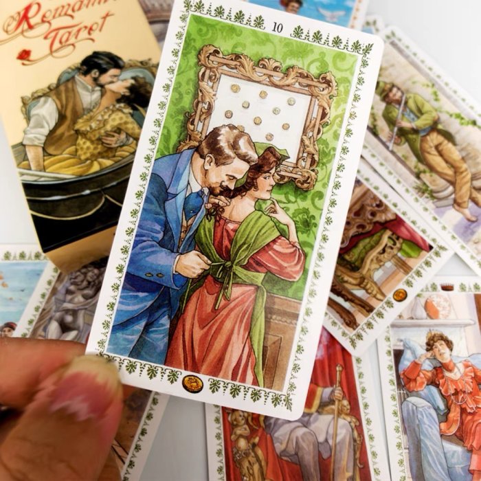 有中文翻译 桌游卡牌Romantic Tarot罗曼蒂克浪漫卡罗牌~清倉