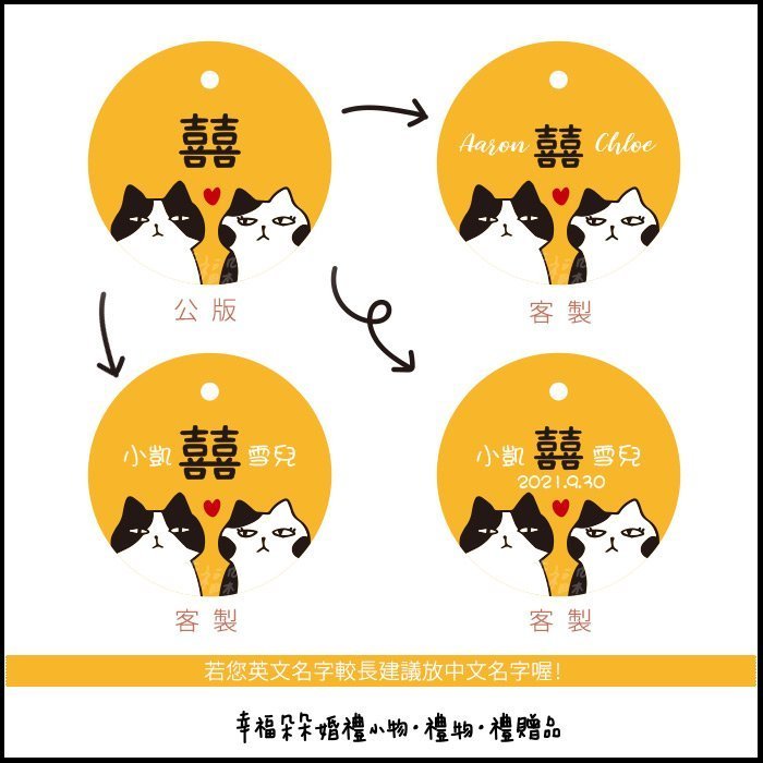 我的專屬吊牌「貓掌棉花糖3顆入」(滿百份免費印名字)-喜糖/生日分享/創意糖果/婚禮禮物/聖誕節