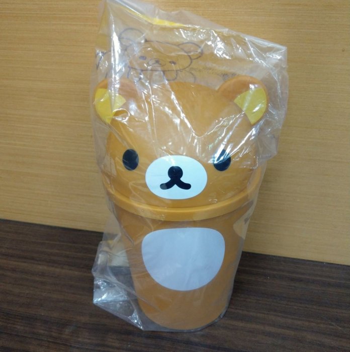 拉拉熊 棕熊立體造型垃圾桶 輕鬆熊 Rilakkuma 7-11集點