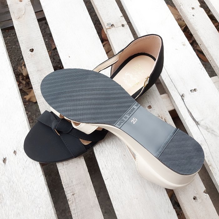 台灣製 厚底涼鞋 坡跟涼鞋 魚口涼鞋  綁結造型舒適楔型鞋-IP shoes