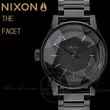 NIXON實體店The FACET閃耀光芒潮流腕錶/ALL BLACK原廠公司貨A384-001/禮物/聖誕節