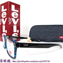 ☆名家眼鏡☆ LEVI'S 時尚簡約風藍色玳瑁光學膠框LS06350Z  C03 BLU【台南成大店】