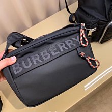 【全新正貨私家珍藏】Burberry Logo Detail Crossbody Bag 黑色單肩斜挎包