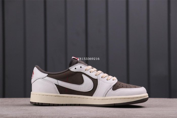 Travis Scott Nike Air Jordan 1 Low OG白棕倒鉤減震低筒籃球鞋DM7866-162男鞋