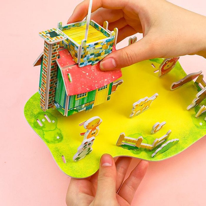 兒童3d立體拼圖幼兒園獎勵玩具禮品小學生全班分享獎品小禮物其他