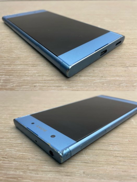 Sony Xperia XA1 Plus手機 藍色 5.5寸 G3426二手 備用機 （4個邊邊角角都有傷痕）如圖