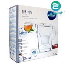 【易油網】【缺貨】平行輸入原裝進口BRITA MARELLA XL 2.4L濾水壺+濾心1個 白色  #81034