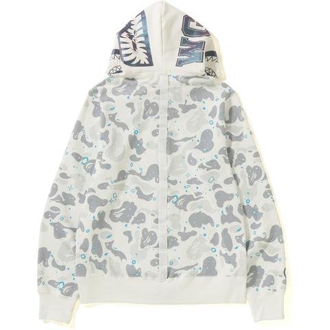 【日貨代購CITY】 A BATHING APE SPACE CAMO SHARK FULL ZIP HOODIE 現貨