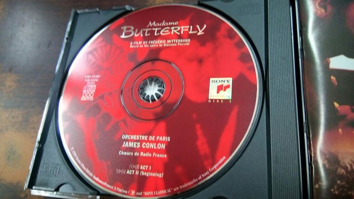 好音悅 黄英 Puccini 普契尼 Madame Butterfly 蝴蝶夫人 2CD SONY 高價版 USA美版