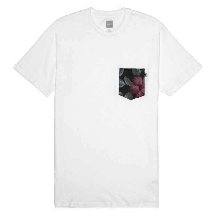 【HOMIEZ】HUF ALOHA AINA POCKET TEE【TS52037】口袋拼接 短TEE