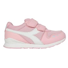 DIADORA 女中童運動生活時尚-超寬楦(魔鬼氈 休閒 慢跑「DA11128」≡排汗專家≡