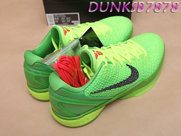 2020 NIKE KOBE VI 6 PROTRO GRINCH 青竹絲 ZOOM TURBO CW2190-300