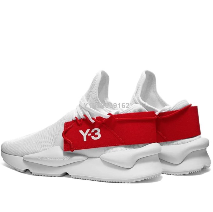 【代購】Adidas Y-3 Kaiwa Knit 白紅 織帶 經典百搭休閒運動鞋FV4562男鞋