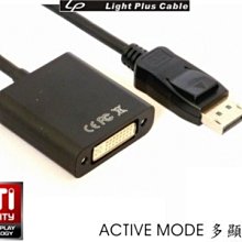 小白的生活工場*LPC#1503 新版DISPLAYPORT TO DVI (ATI Eyefinity對應-主動式)