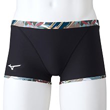 MIZUNO EXER SUITS 男泳褲 平口泳褲 訓練用 N2MBA08609 黑【iSport愛運動】