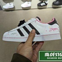 南🔥2024 1月 ADIDAS SUPERSTAR  HELLO KITTY 酷洛米 大童 女款 白黑 IF3561