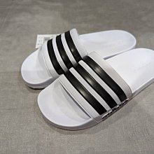 南◇2022 5月 ADIDAS ADILETTE SHOWER 運動拖鞋 FGZ5921 白黑 舒適 三條線 男女