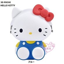 ♥小花花日本精品♥Hello Kitty 3D POCHI p+g design 收納包~3