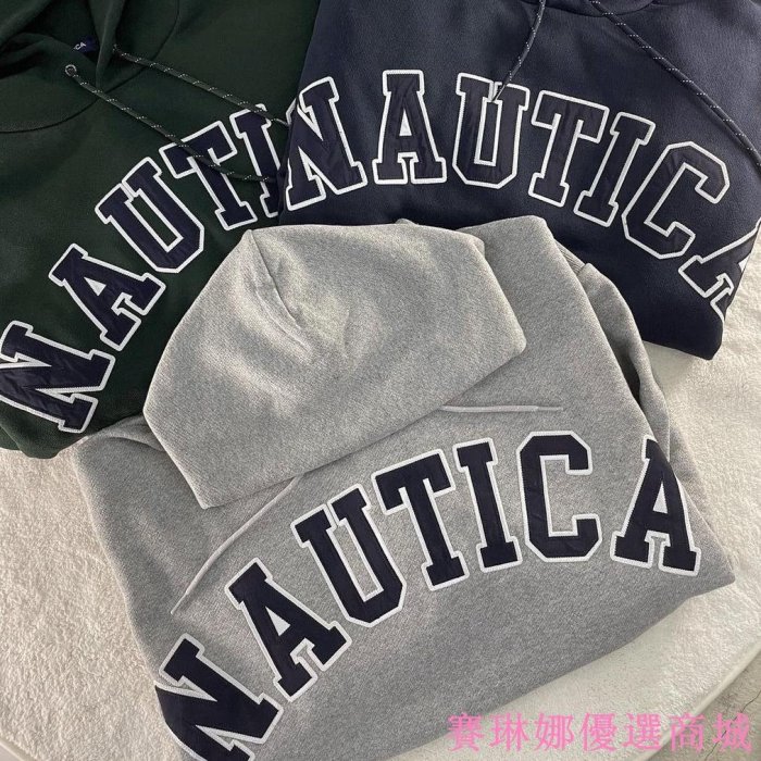 [賽琳娜優選商城}現貨 NAUTICA JP Arch Logo Sweat Hoodie 連帽T