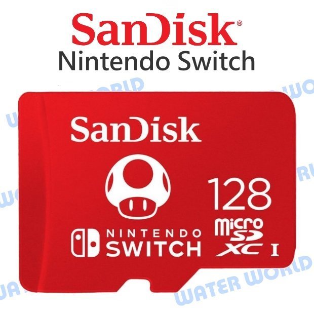 【中壢NOVA-水世界】SanDisk 任天堂 SWITCH micro 128G【U3 讀100MB 寫90MB】