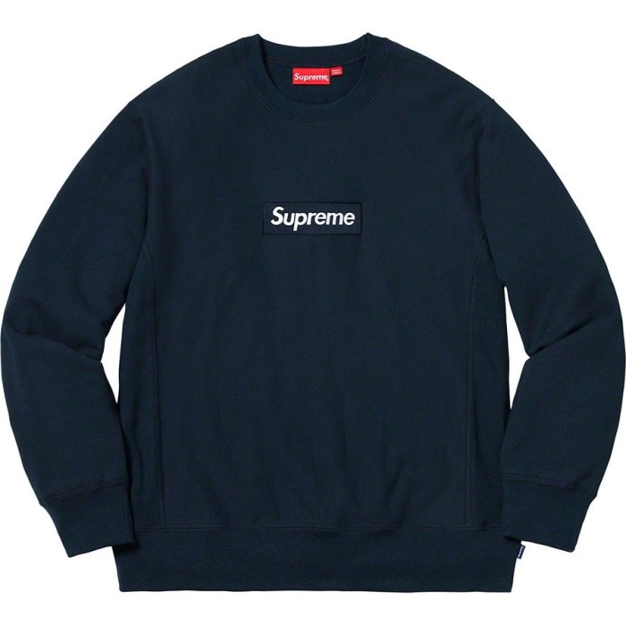 18FW Supreme Box Logo Crewneck Sweatshirt 長袖T恤大學T 衛衣男女8色