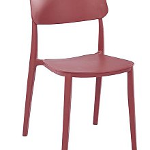 24N【新北蘆洲~嘉利傢俱】芬蘭紅色餐椅-編號 (N481-7)