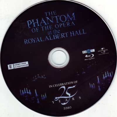 熱銷直出 韋伯歌劇魅影25周年紀念演出 Phantom of the Opera (DVD/dts)蝉韵文化音像BD藍光