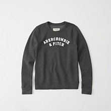 【A&F女生館】☆【Abercrombie&Fitch LOGO長袖T恤/大學T】☆【AFG007A8】(XS)