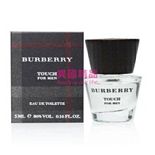 Burberry Touch 接觸男性淡香水 5ml Eau de 小香【特價】§異國精品§