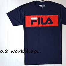 ☆【FILA男生館】☆【FILA BOX LOGO印圖短袖T恤】☆【FA002E9】(S)