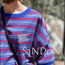 SaNDoN x『BEAMS BOY』復古男女款設計線條短tee KBF 230612