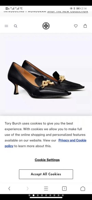 【全新正貨私家珍藏】TORY BURCH Jessa 真皮中跟舒適上班鞋跟高鞋((2色))