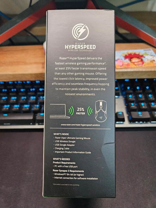 Razer Viper Ultimate終極版無線光學滑鼠(無充電座)