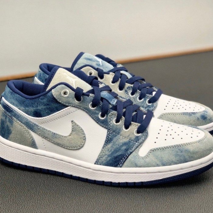 正品】Air Jordan 1 Low Washed Denim CZ8455-100 藍潮鞋| Yahoo奇摩拍賣