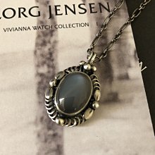 【小麥的店】GEORG JENSEN 喬治傑生1995-2015年度項鍊~灰月光石 復刻版