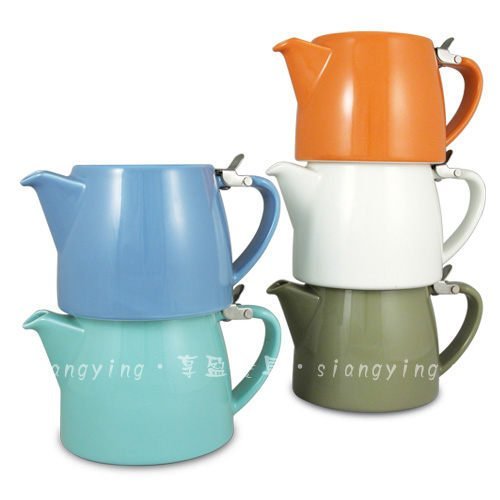 【享盈餐具309】ForLife  Stump Teapot 進口色釉鐵蓋壺 泡茶 茶壺 530cc (400cc缺貨.