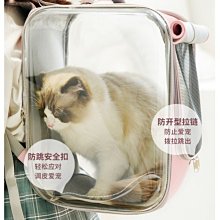 【🐱🐶培菓寵物48H出貨🐰🐹】DYY》大空間書包型透明多功能寵物外出背包36*30*40cm 特價399元
