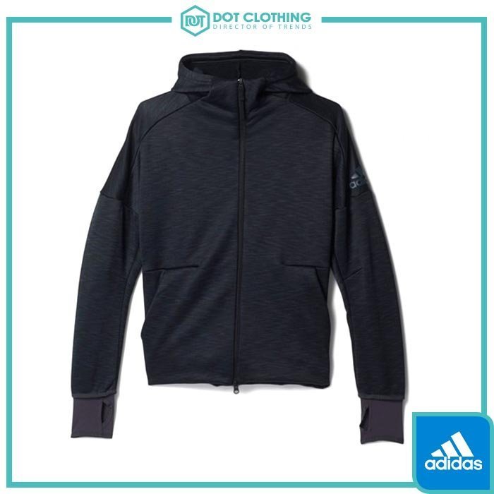 DOT 聚點 ADIDAS ZNE CLIMAHEAT HOODIE 全黑 黑袖套 厚刷毛 女款 張鈞甯 S94565