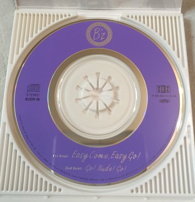 B'z - Easy Come, Easy Go!   日版 二手單曲 CD